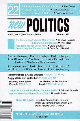 [New Politics No. 22 Cover]